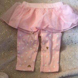 Carters Tutu skirt with pants